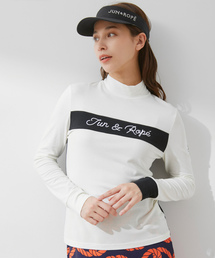 JUN&ROPE' | 【保温】プレミアウォーム配色長袖プルオーバー(Tシャツ/カットソー)