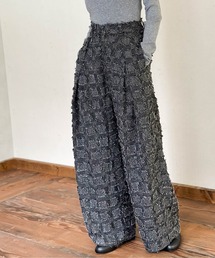 Per sist ence | フリンジチェッククロスタックパンツ(その他パンツ)