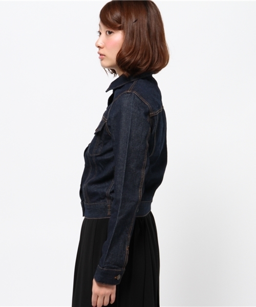 Chico(チコ)の「【who's who Chico】 デニムGジャン(デニムジャケット・レディース・ネイビー/ブルー/ベージュ・FREE)」の6枚目の写真