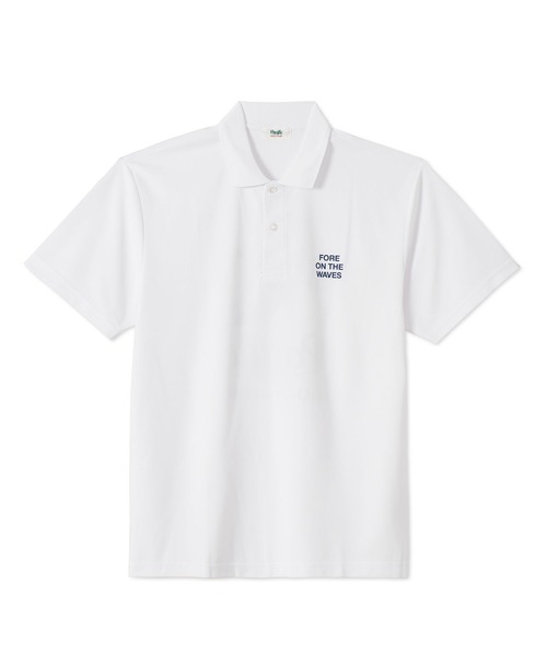 Pacific GOLF CLUB(パシフィックゴルフクラブ)の「FORE ON THE WAVES POLO SHIRT 2(ポロシャツ・メンズ・オリーブ/ホワイト・S/M/L/XL/XS/XXL)」の3枚目の写真