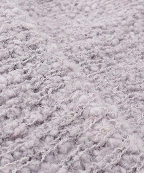 SHOO・LA・RUE（シューラルー）の「パール調リボンポコポコニット帽子（ニットキャップ/ビーニー・キッズ・オフホワイト/ベビーピンク・99）」の5枚目の写真