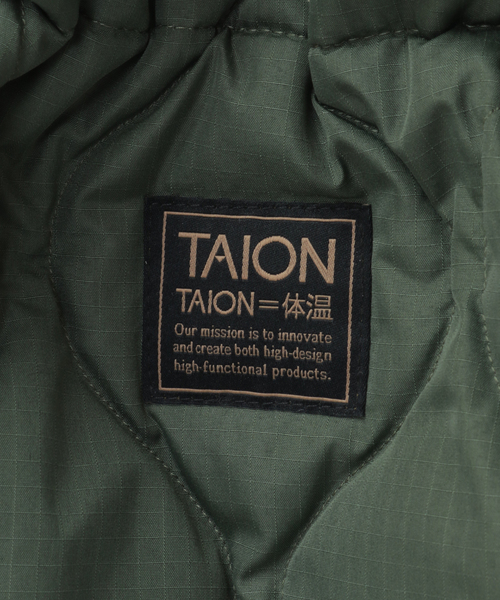 TAION(タイオン)の「【TAION/タイオン】ミリタリー ダウンショルダーバッグ(ショルダーバッグ・メンズ・オリーブ/ブラック/セージグリーン/チャコールグレー・9)」の15枚目の写真