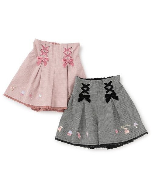 Mezzo piano　トップス、スカート、キュロットのまとめ売りです mezzo piano メゾピアノ ユニコーン刺しゅうフリルキュロット