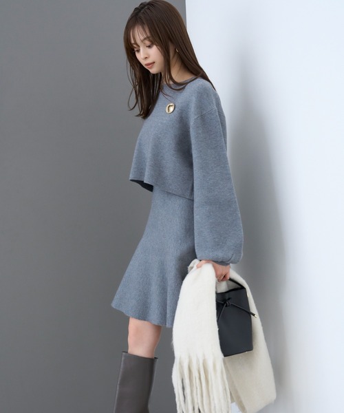 SNIDEL（スナイデル）の「Sustainableブローチニットセット