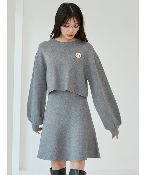 SNIDEL（スナイデル）の「Sustainableブローチニットセット