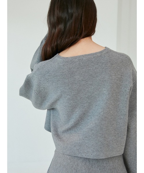 SNIDEL（スナイデル）の「Sustainableブローチニットセット