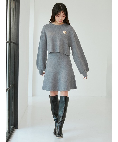 SNIDEL（スナイデル）の「Sustainableブローチニットセット