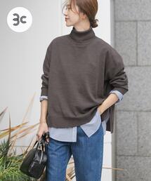 URBAN RESEARCH DOORS | ウォッシャブルウールタートルワイドプルオーバー(ニット/セーター)