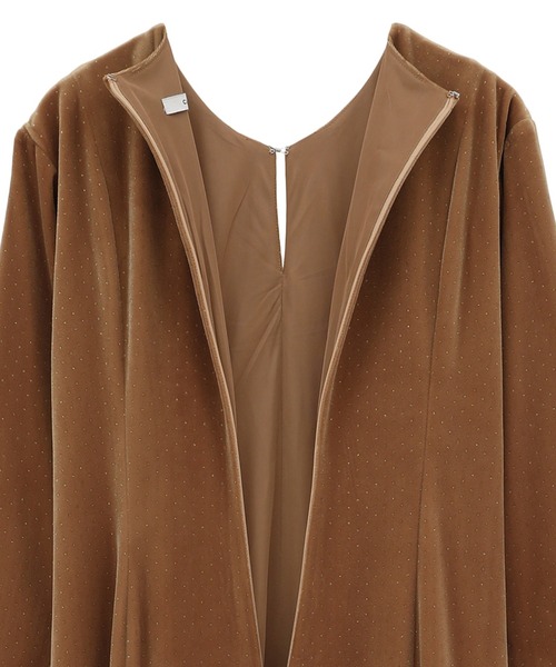 VELOUR GLITTER ONEPIECE（ワンピース）｜CLANE（クラネ）の