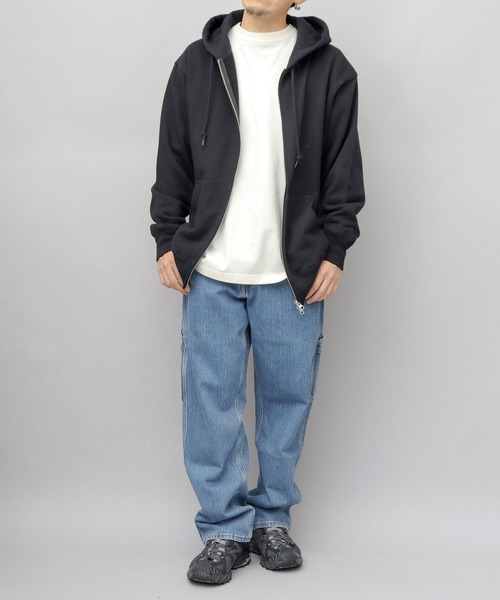 ゆあページ 12.7オンス ヘヴィーウェイト スウェット フルジップ パーカ（裏
