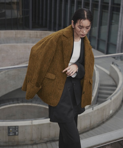 hellam（へラム）の「シャギーテーラードコート（ピーコート