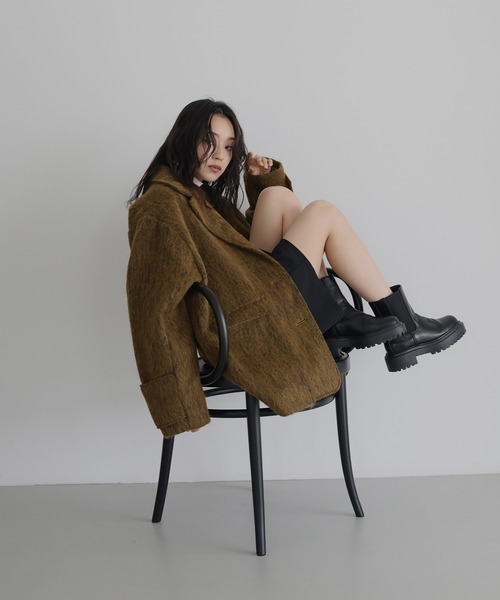 hellam（へラム）の「シャギーテーラードコート（ピーコート