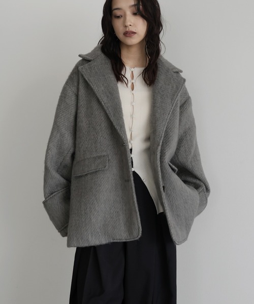 シャギーテーラードコート（ピーコート）｜hellam（へラム）の