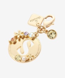 & chouette（アンドシュエット）の「オーバルフラワーイニシャルファスナートップ(S)（キーホルダー・レディース）」