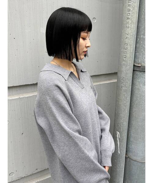 MURUA（ムルーア）の「スキッパーミニワンピース（ワンピース・レディース・ブルー/グレー/ブラック/アイボリー・FREE）」の15枚目の写真