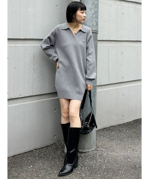 MURUA（ムルーア）の「スキッパーミニワンピース（ワンピース）」 - WEAR