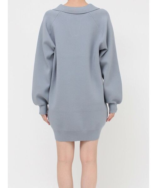 MURUA（ムルーア）の「スキッパーミニワンピース（ワンピース・レディース・ブルー/グレー/ブラック/アイボリー・FREE）」の14枚目の写真