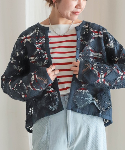NOMBRE IMPAIR（ノンブルアンペール）の「ダイヤ柄刺繍 ノー