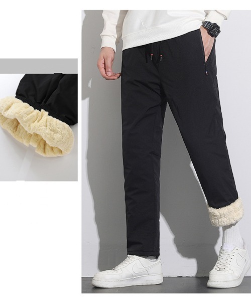 NEW GENTLEMAN(ニュージェントルマン)の「ショーン 裏ボア ホットジョガーパンツ 暖パン(その他パンツ・メンズ・ブラック/グレー/ダークグレー/ブラック系その他・S/M/L)」の13枚目の写真