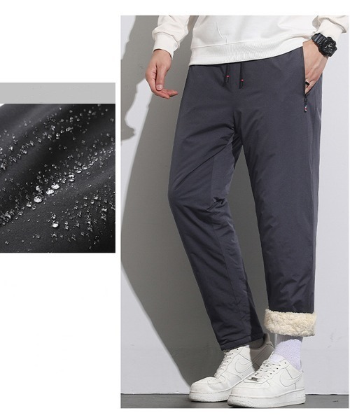 NEW GENTLEMAN(ニュージェントルマン)の「ショーン 裏ボア ホットジョガーパンツ 暖パン(その他パンツ・メンズ・ブラック/グレー/ダークグレー/ブラック系その他・S/M/L)」の21枚目の写真