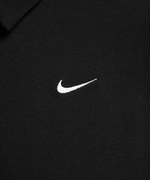 NIKE（ナイキ）の「ナイキ スポーツウェア エッセンシャル ウィメンズ オーバーサイズド ロングスリーブ ポロ / Nike Sportswear Essential Women's Oversized Long-Sleeve Polo FZ5814-010 Black（ポロシャツ・レディース・ブラック・2XL/L/M/S/XL/XS）」の9枚目の写真