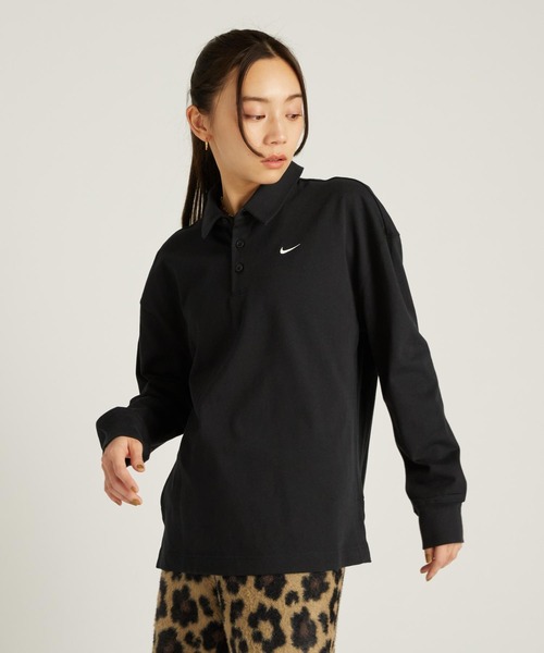 ナイキ NIKE ポロシャツ 長袖 dryfit ワッフル ゴルフ スポーツ