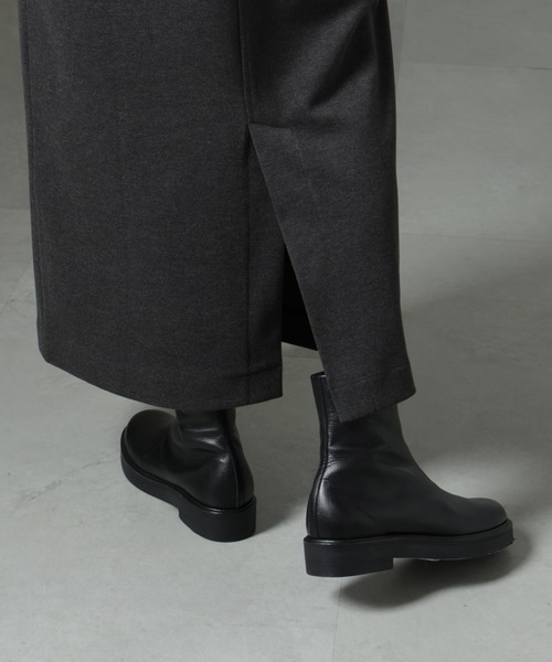 NANO universe（ナノユニバース）の「前後2wayクルーネックストレートラインジャンスカ（ジャンパースカート・レディース・グレー/ベージュ/チャコール・FREE）」の5枚目の写真