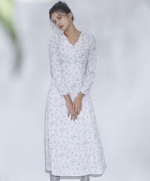 【新品】PROPORTION BODY DRESSING 花柄プリーツワンピース 花柄シャーリングワンピース | PROPORTION BODY DRESSING