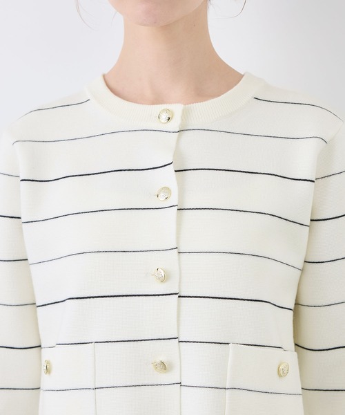 セール】ミラノリブ金ボタンニットカーディガン（カーディガン/ボレロ