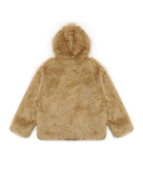 MICHEL  ヌートリア ファーコート 裏地:ペイズリー柄 ブラウン 楽天市場】ジャケット ラビット フォックス リアルファー コート