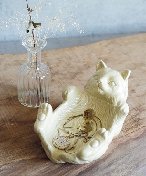 セール】【 ammy. / エイミードット 】 ネコ型 マルチ トレー