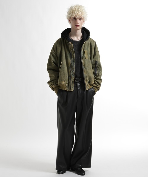 HARE（ハレ）の「フードドッキングMA-1(HARE)（MA-1・メンズ・グレー系その他/ブラック系その他・FREE）」の6枚目の写真