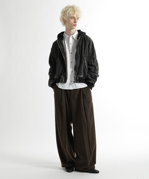 HARE（ハレ）の「フードドッキングMA-1(HARE)（MA-1・メンズ・グレー系その他/ブラック系その他・FREE）」の16枚目の写真