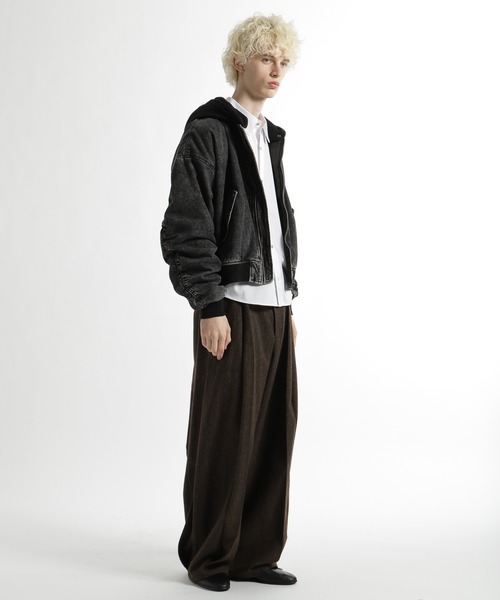 HARE（ハレ）の「フードドッキングMA-1(HARE)（MA-1・メンズ・グレー系その他/ブラック系その他・FREE）」の17枚目の写真