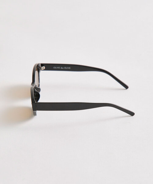 OLIVE des OLIVE（オリーブデオリーブ）の「フォックス型サングラス（メガネ・レディース・ダークブラウン・FREE）」の6枚目の写真