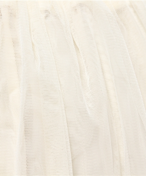 earth music&ecology（アースミュージックアンドエコロジー）の「チュールスカート（スカート・レディース・グレー/ダークネイビー/アイボリー/カーキ・FREE）」の7枚目の写真