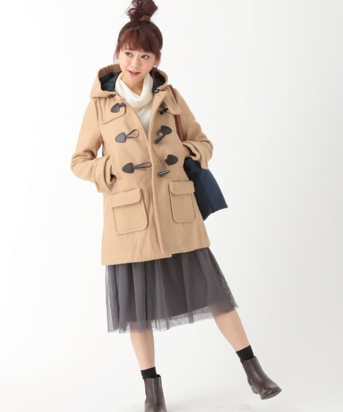 earth music&ecology（アースミュージックアンドエコロジー）の「チュールスカート（スカート・レディース・グレー/ダークネイビー/アイボリー/カーキ・FREE）」の19枚目の写真