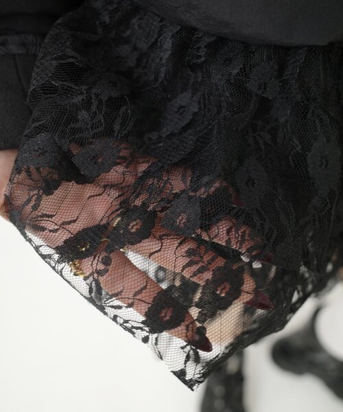 WHO'S WHO gallery(フーズフーギャラリー)の「レーススカート(スカート・レディース・ホワイト/ブラック・FREE)」の10枚目の写真
