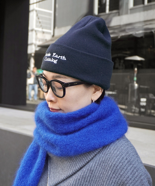 INFIELDER DESIGN(インフィールダーデザイン)の「【INFIELDER DESIGN / インフィールダーデザイン】embroidery WEC BEANIE(ニットキャップ/ビーニー・レディース・グリーン/ネイビー・FREE)」の2枚目の写真