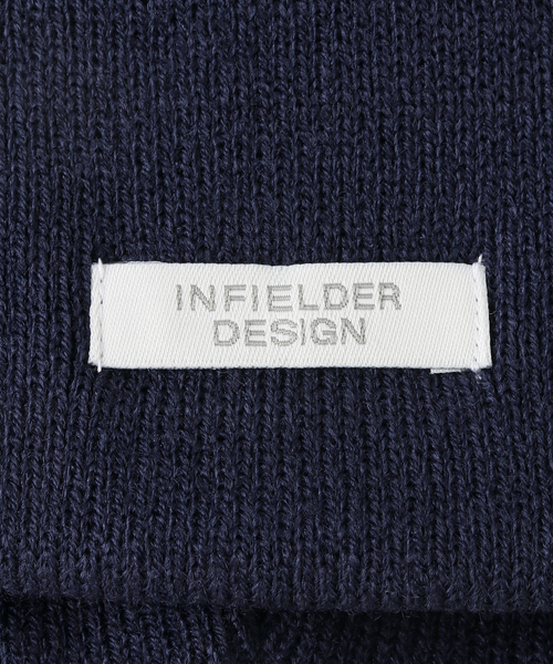 INFIELDER DESIGN(インフィールダーデザイン)の「【INFIELDER DESIGN / インフィールダーデザイン】embroidery WEC BEANIE(ニットキャップ/ビーニー・レディース・グリーン/ネイビー・FREE)」の4枚目の写真