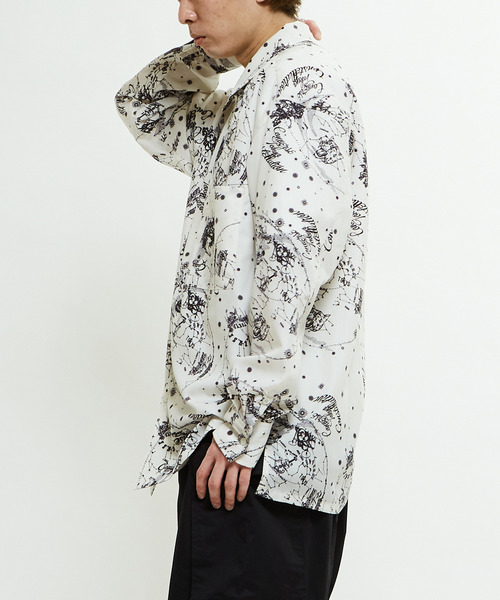 CONVERSE TOKYO(コンバーストウキョウ)の「CONSTELLETION OPEN COLLAR SHIRTS(シャツ/ブラウス・レディース・アイボリー/スミクロ/サックスブルー・MEDIUM/SMALL)」の8枚目の写真