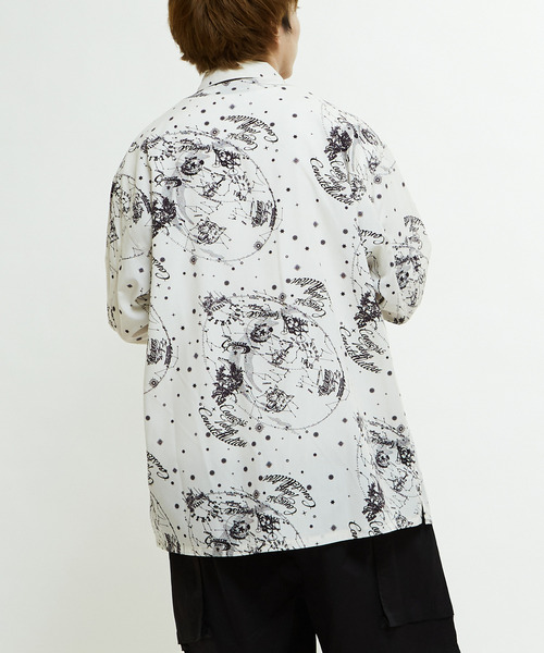 CONVERSE TOKYO(コンバーストウキョウ)の「CONSTELLETION OPEN COLLAR SHIRTS(シャツ/ブラウス・レディース・アイボリー/スミクロ/サックスブルー・MEDIUM/SMALL)」の9枚目の写真