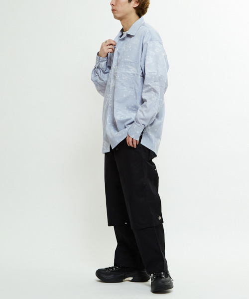 CONVERSE TOKYO(コンバーストウキョウ)の「CONSTELLETION OPEN COLLAR SHIRTS(シャツ/ブラウス・レディース・アイボリー/スミクロ/サックスブルー・MEDIUM/SMALL)」の13枚目の写真