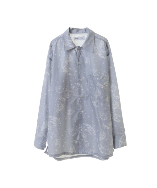 CONVERSE TOKYO(コンバーストウキョウ)の「CONSTELLETION OPEN COLLAR SHIRTS(シャツ/ブラウス・レディース・アイボリー/スミクロ/サックスブルー・MEDIUM/SMALL)」の14枚目の写真