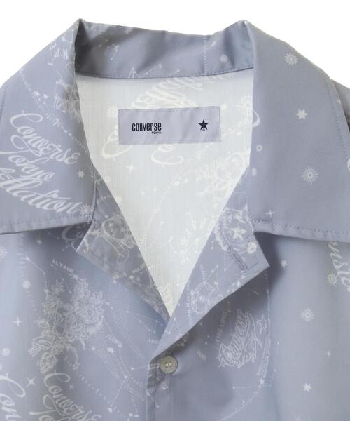 CONVERSE TOKYO(コンバーストウキョウ)の「CONSTELLETION OPEN COLLAR SHIRTS(シャツ/ブラウス・レディース・アイボリー/スミクロ/サックスブルー・MEDIUM/SMALL)」の16枚目の写真