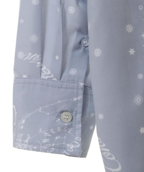 CONVERSE TOKYO(コンバーストウキョウ)の「CONSTELLETION OPEN COLLAR SHIRTS(シャツ/ブラウス・レディース・アイボリー/スミクロ/サックスブルー・MEDIUM/SMALL)」の18枚目の写真