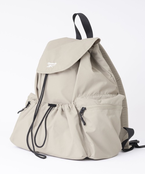 Reebok(リーボック)の「Reebok リーボック ワンポイント ロゴ 刺繍 ドローストリング 軽量 バックパック リュック 約20L(バックパック/リュック・メンズ・ブラック/グレー/ベージュ・FREE)」の21枚目の写真