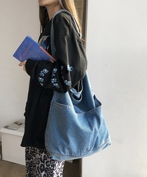 Coo+i（クーイ）の「デニムワンショルダーバッグ（ショルダーバッグ）」