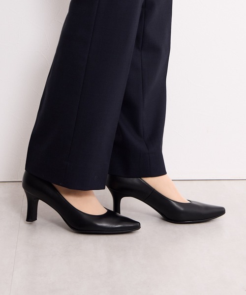 卑弥呼(ヒミコ)の「【Made in Japan】【卑弥呼】【撥水】7cmヒールブラックパンプス/600008(パンプス・レディース・ブラック・21.5cm/22.0cm/22.5cm/23.0cm/23.5cm/24.0cm/24.5cm/25.0cm/25.5cm/26.0cm/26.5cm)」の16枚目の写真