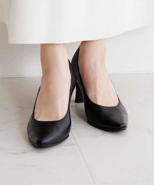 卑弥呼(ヒミコ)の「【Made in Japan】【卑弥呼】【撥水】7cmヒールブラックパンプス/600008(パンプス・レディース・ブラック・21.5cm/22.0cm/22.5cm/23.0cm/23.5cm/24.0cm/24.5cm/25.0cm/25.5cm/26.0cm/26.5cm)」の20枚目の写真